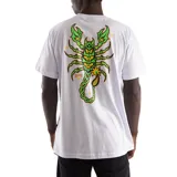 Remera blanca de manga corta con estampado del logo de Creature en el pecho.