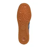 Championes Adidas Handball Spezial de color azul con detalles en tono caramelo y suela de caucho.
