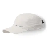 Gorro tipo legionnaire de la marca Columbia, color gris claro, con visera rígida y solapa protectora para el cuello. Cuenta con tecnología de enfriamiento y protección solar, además de un cierre ajustable en la parte posterior.