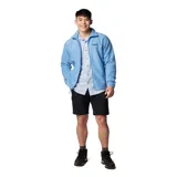 Pantalón cargo Columbia Silver Ridge Convertible color negro, de diseño desmontable que se convierte en short. Cuenta con cintura parcialmente elástica, bolsillos laterales y bolsillos cargo con cierre de velcro.