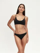 Vedetina básica seamless color negro.