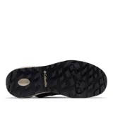 Championes de senderismo Columbia Newton Nimble Ltr, color marrón con detalles en negro y suela beige. Confeccionados con parte superior de cuero impermeable y tecnologías Omni-Tech, Omni-MAX, TechLite y Omni-Grip.