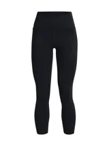 Calza deportiva de tiro alto con bolsillos laterales, confeccionada en tejido elástico de alto rendimiento con tecnología que absorbe el sudor y se seca rápidamente.