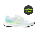 Championes deportivos American Sport Azriel para hombre, color blanco con detalles en celeste y verde.