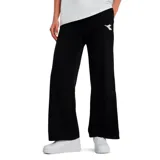 Pantalón de jogging Diadora de corte recto y holgado, color negro, con logo de la marca bordado en blanco en la parte superior.