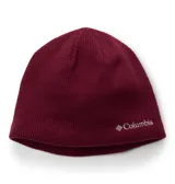 Gorro tipo beanie de tejido acrílico en color bordó, con forro reflectante térmico Omni-Heat y logo de la marca bordado en color plateado.