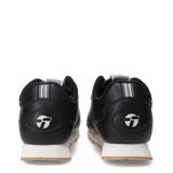 Championes urbanos Topper modelo Stance 3, color negro con cordones blancos, entresuela blanca y suela de goma color caramelo.