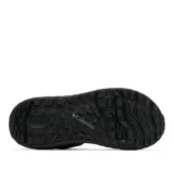 Sandalia deportiva Columbia modelo Konos Hiker, color negro, con dos bandas de ajuste con velcro y suela de caucho de alta tracción.