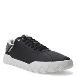 Championes urbanos Caterpillar modelo Hex +, color negro con suela blanca de diseño hexagonal. Presentan cordones al tono y logo de la marca en el lateral.