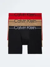 Pack de tres calzoncillos tipo boxer brief de microfibra, con cintura elástica de talle medio que presenta el logo distintivo de la marca. Diseño con bolsa de apoyo contorneada.