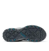Championes de senderismo Columbia Firecamp Fleece III, color gris grafito con detalles en celeste. Presentan un diseño resistente con forro polar interior, entresuela TechLite para amortiguación y suela Omni-Grip para tracción en diversos terrenos.