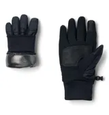Guantes deportivos Columbia modelo Powder Lite II, color negro. Presentan diseño acolchado en el dorso con logo de la marca, palma reforzada con tejido de PU para mayor durabilidad y compatibilidad con pantallas táctiles en dedos y pulgar. Incluyen hebilla de ajuste para mantener el par unido.
