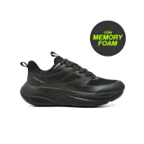 Championes deportivos American Sport modelo Brennan, color negro con diseño de suela gruesa y capellada de malla transpirable.
