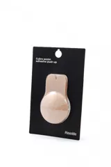 Pezonera color piel con forma de conejo, forrada en tela suave, con adhesivo para realzar el busto.