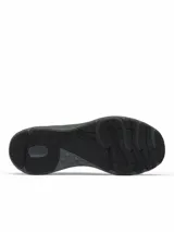 Championes Columbia Konos Featherweight Omni-Grip color negro con entresuela gris y detalles en blanco. Incorporan malla transpirable, amortiguación TechLite+ y suela Omni-Grip para máxima tracción.