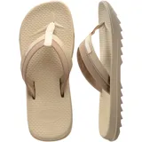 Ojotas Havaianas Track Plus, color azul con tiras grises.