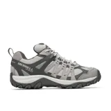 Championes de trekking Merrell modelo Accentor 3 Waterproof, confeccionados en combinación de malla y gamuza en tonos grises. Presentan cierre con cordones, puntera protectora de goma y suela con tacos de 5 mm para mayor tracción.