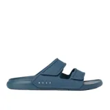Sandalias Reef Oasis Adapt color azul con doble tira ajustable con velcro.