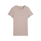 Remera de algodón de corte clásico con cuello redondo, mangas cortas y logo de la marca bordado en el centro del pecho.