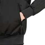 Campera deportiva Adidas Adicolor Classics Firebird, color negro con las tres líneas características de la marca en las mangas y logo bordado en el pecho.