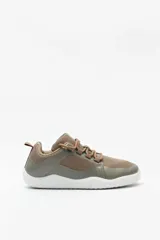 Championes deportivos Paddock Jumps color beige, con diseño de malla y cordones.