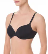 Soutien blanco con copa preformada, aro y breteles regulables.