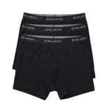 Pack de tres boxers Billabong modelo Journey, de color negro, con cintura elástica con logo de la marca en contraste.