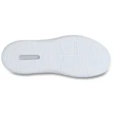 Championes deportivos Crocs InMotion Pacer, color negro con suela blanca. Diseño con cordones elásticos y perforaciones en los laterales y la puntera para mayor transpirabilidad.
