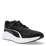 Championes Puma Skyrocket Lite grises con detalles en negro y blanco, ideales para running.