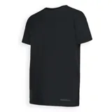 Remera de cuello redondo y manga corta, confeccionada en tejido Tencel suave y ligero, con diseño básico y versátil.