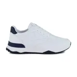 Championes deportivos American Sport Yun, color blanco con detalles en azul marino.