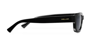 Lentes de sol ovalados negros con protección UV400, lentes polarizadas alemanas TAC con recubrimiento anti-scratch y superhidrofóbico, y montura de material bio-based G850.