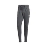 Pantalón de hombre Adidas Essentials Single Jersey color gris, con cintura elástica ajustable con cordón, bolsillos laterales y logo de la marca bordado en la pierna izquierda.