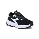 Championes de running Diadora Rush para hombre, color negro con detalles en blanco.