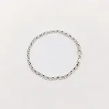 Pulsera de plata 925 con eslabones tipo rolo.