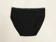 Slip Harrington Urban negro, con cintura elástica y logo de la marca.