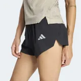 Short deportivo Adidas ADI365 Climacool color negro, de diseño ligero para running, con cintura elástica y logo reflectante de la marca.