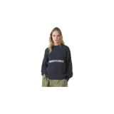 Sweater de punto en color azul marino, con cuello redondo y diseño acanalado. Cuenta con la inscripción "EMESTUDIOS" bordada en el pecho en color blanco.