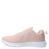Championes deportivos Topper modelo Boro III, color rosado con suela blanca. Presentan un diseño de corte bajo con cordones, puntera con perforaciones decorativas y detalles laterales en relieve.