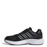 Championes Adidas Eclyptix 2000 de estilo deportivo, confeccionados en una combinación de malla textil y refuerzos sintéticos. Presentan un diseño en color negro con las icónicas tres tiras laterales en blanco y una entresuela de goma blanca que proporciona amortiguación y soporte.