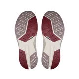 Championes On modelo Cloudsurfer Trail 2, color rosado claro con suela blanca CloudTec Phase y detalles en burdeos.