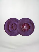 Set de boinas de hilo de algodón en colores azul, celeste, blanco, beige, amarillo, marrón, verde, salmón y rosa.