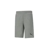 Short deportivo Puma Peñarol para hombre, color gris con logo de Puma y escudo de Peñarol en negro.