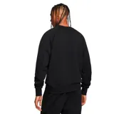 Buzo Nike Air de cuello redondo y manga larga, color negro con el logo de la marca y la palabra 'AIR' estampados en blanco en el centro del pecho.