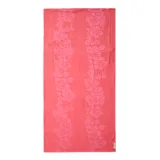 Toalla de playa Rip Curl Waikiki Revo con estampado de flores de hibisco en tonos de rosa.