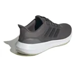 Championes Adidas Ultrabounce grises con suela blanca, ideales para running.