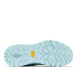 Championes de senderismo Columbia modelo Tellurix Titanium Omni-Max para mujer, en color gris con suela y detalles en celeste. Confeccionados con malla técnica impermeable y transpirable OutDry, sistema de sujeción NAVIC FIT y suela Vibram con tacos para mayor tracción en terrenos difíciles.