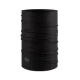 Cuello multifuncional Buff modelo Coolnet UV+ de color negro, fabricado con tejido ligero y transpirable con protección solar UPF 50.