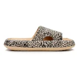 Chancletas tipo ojota de goma con diseño de animal print, suela antideslizante y ajuste cómodo.