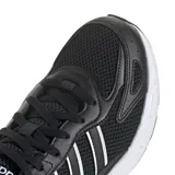Championes Adidas Eclyptix 2000, color negro con detalles en blanco y suela blanca.